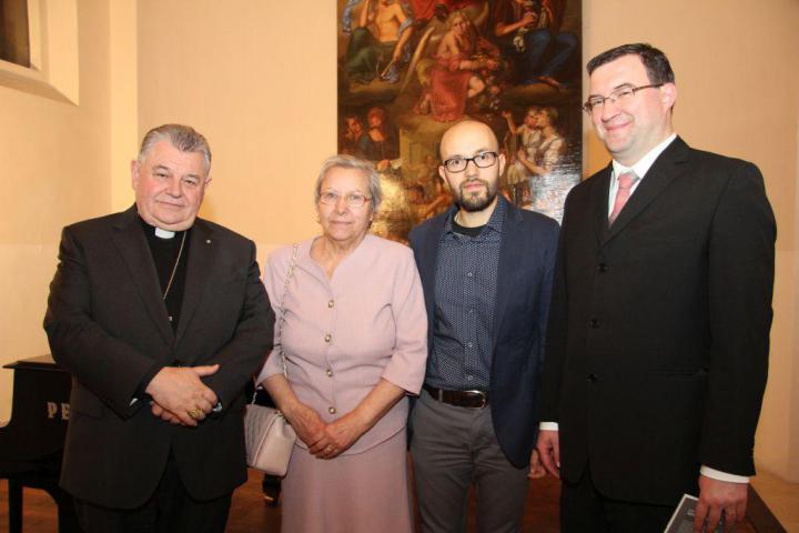Kardinál Dominik Duka OP, Helena Weirichová, Alberto Tronchin, Pavel Mareš