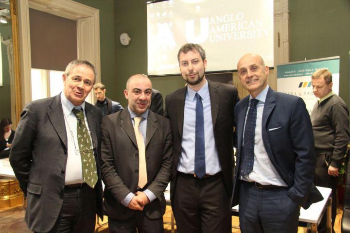Giovanni Sciola, Pietro Andrea Podda, Andreas Pieralli, H.E. Aldo Amati