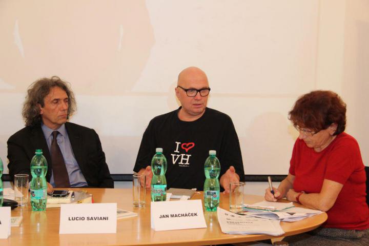 Lucio Saviani, Jan Macháček, Helena Giordanová